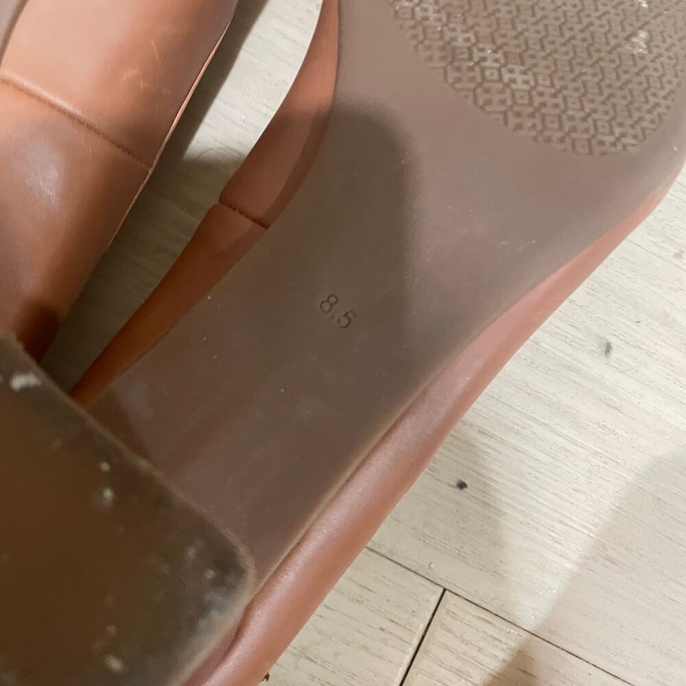 Tory burch janey leather pumps royal tan - Picture 6 of 7